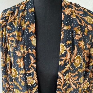 Floral Long Sleeve kimono style